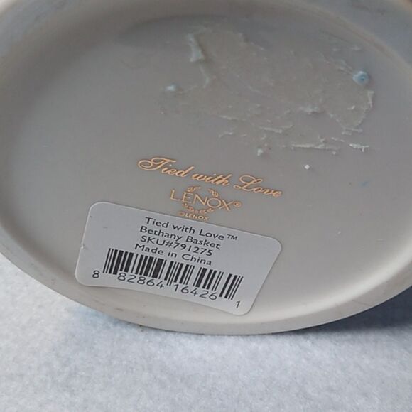 Lenox Ivory Basket with Pink Ribbon - Picture 7 of 8